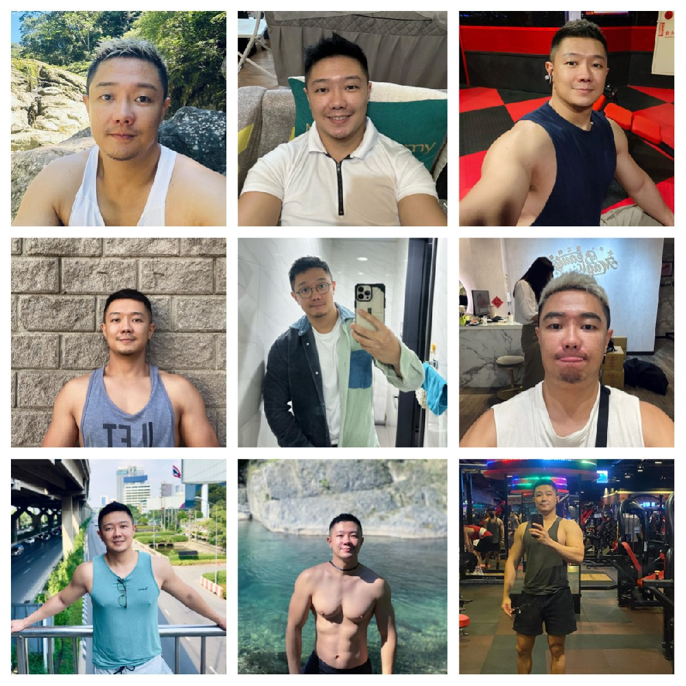 （编号pk30）  #台湾 男子 日常 生活 旅游 自拍多 健身 1907张照片212视频 带博主ig  后期可更新