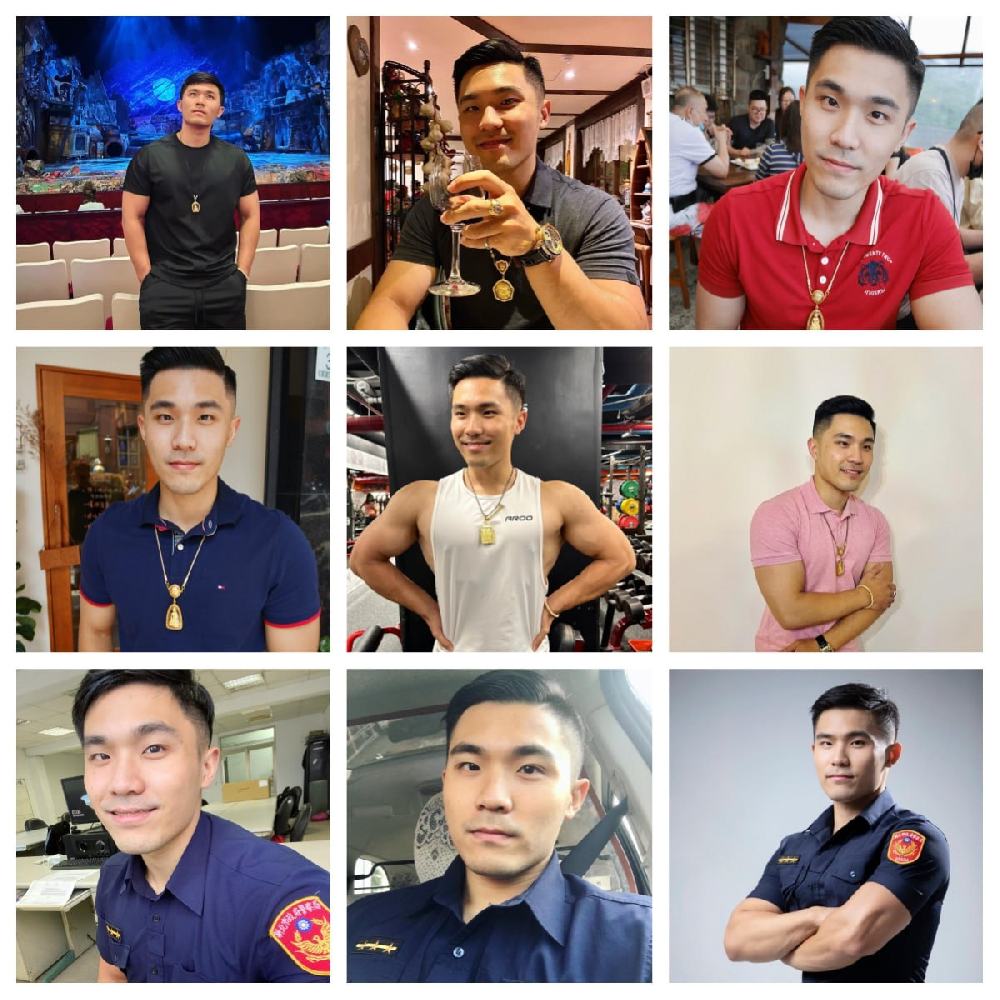 （编号pk14）  #台湾 警察男子  日常 生活 美食  健身 局全体照  452张照片38视频