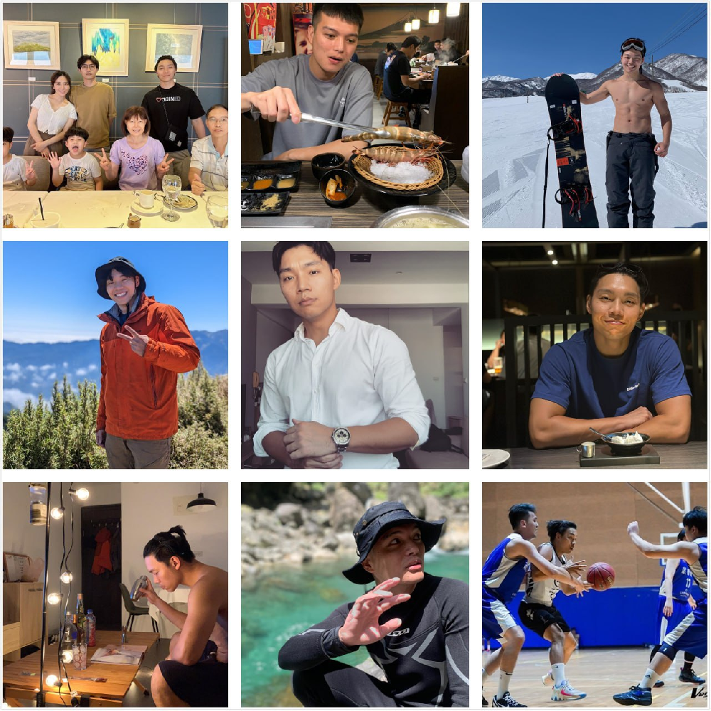 sg64 #台湾   年轻帅哥    生活日常   好友聚餐  潜水  打球   滑雪   旅游 1854张照片   421个视频 带博主ig   后期可更新