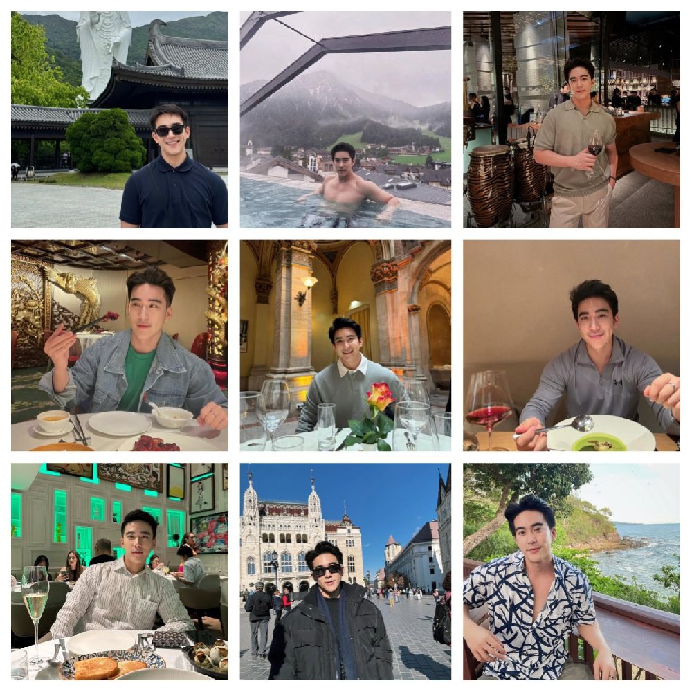 (编号aa86)   #泰国 男子 日常 生活 美食 旅游 人物照比较少 568张照片视频33个（带ig)