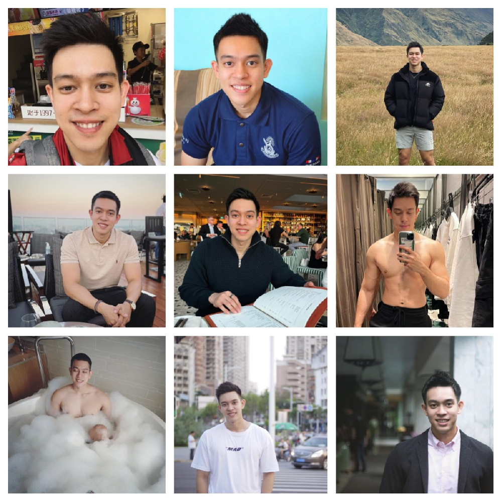 (编号AA69)   #泰国 男士 日常 工作 生活 健身 旅游  正装 自拍多 1006张照片视频17个（带ig)