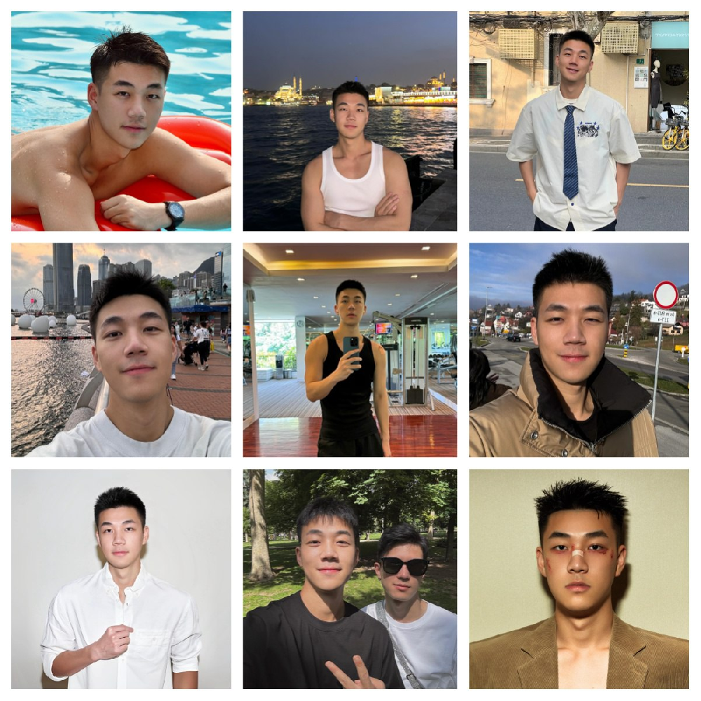 (编号AA51)    #国内 男子 生活 日常 正装 旅游 自拍 1305张照片视频16个（带ig)