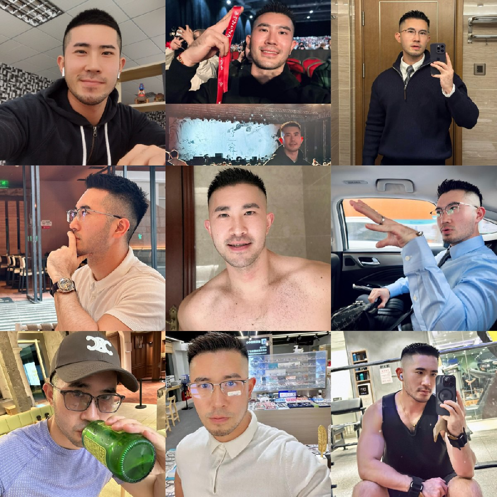 (编号A237)  #国内 男子 日常 生活 旅游474张照片视频16个（带ig）