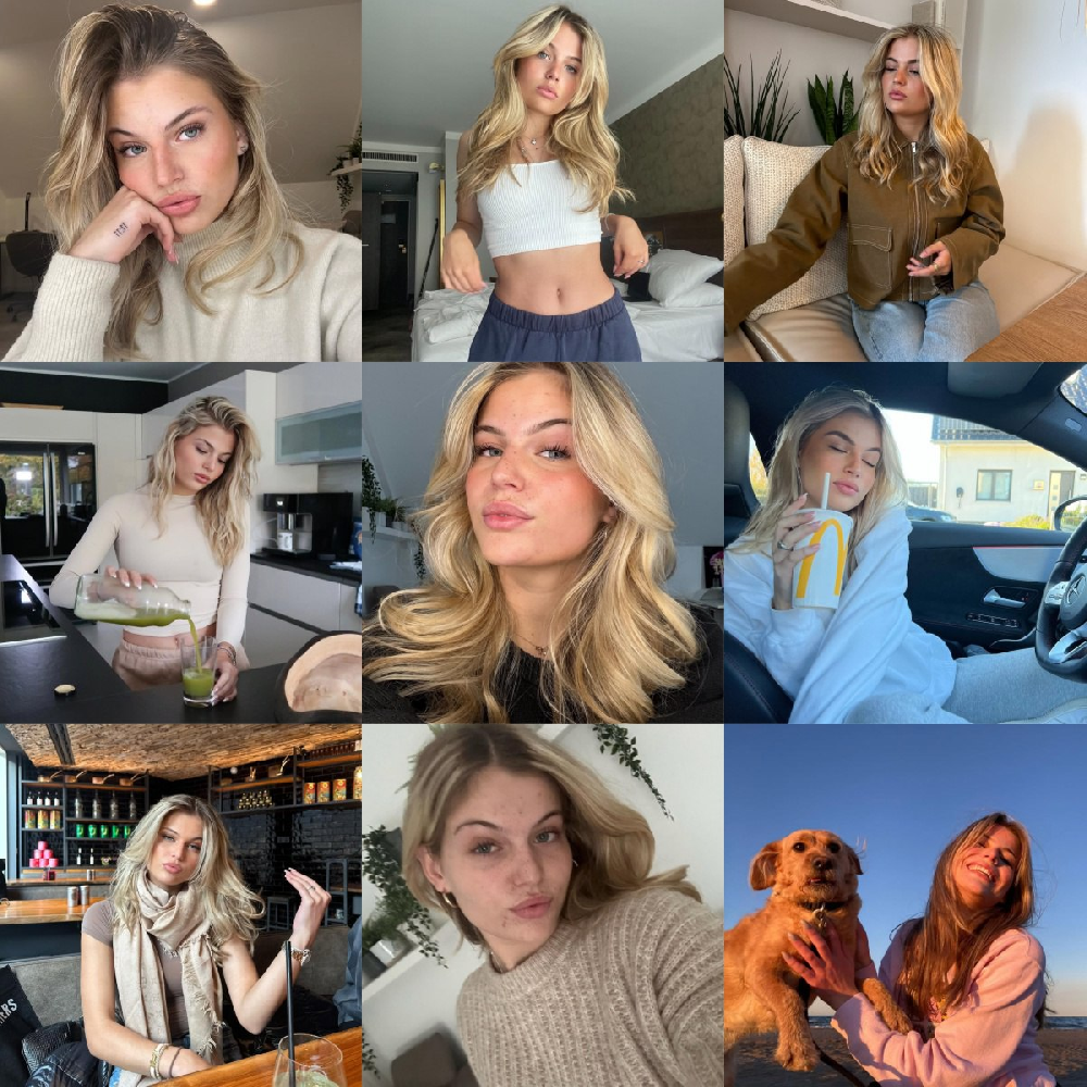 编号AC249 生活日常🌟🌟🌟🌟 #德国  居家 睡衣 瑜伽  自拍多 生活场景丰富  旅游 风景 生活日常 《合适虚拟视频》 照片2322张  视频138个  （带IG）