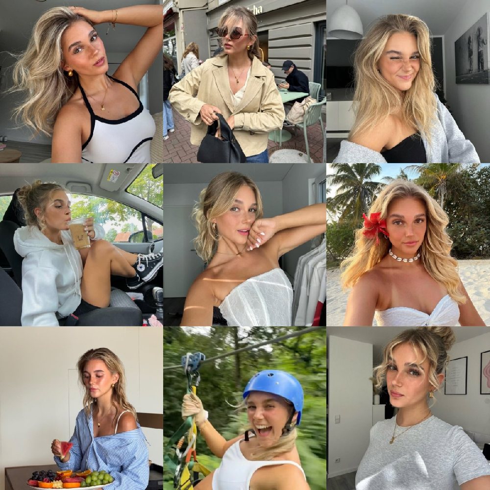 编号AC248 生活日常🌟🌟🌟🌟 #德国  居家 睡衣 瑜伽  自拍多 生活场景丰富  旅游 风景 生活日常  照片637张  视频135个  （带IG）