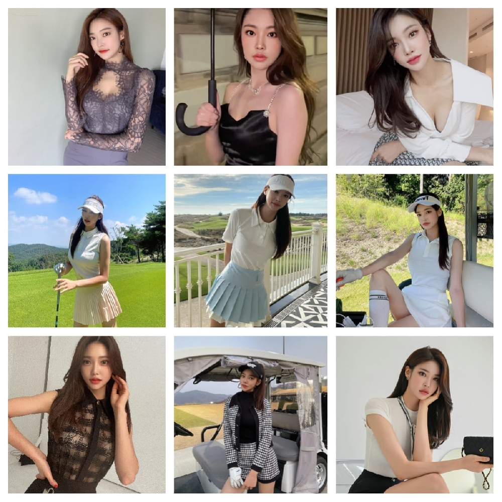 (编号CH55)  #韩国 美女 日常  生活 自拍多 高尔夫536张照片视频59个