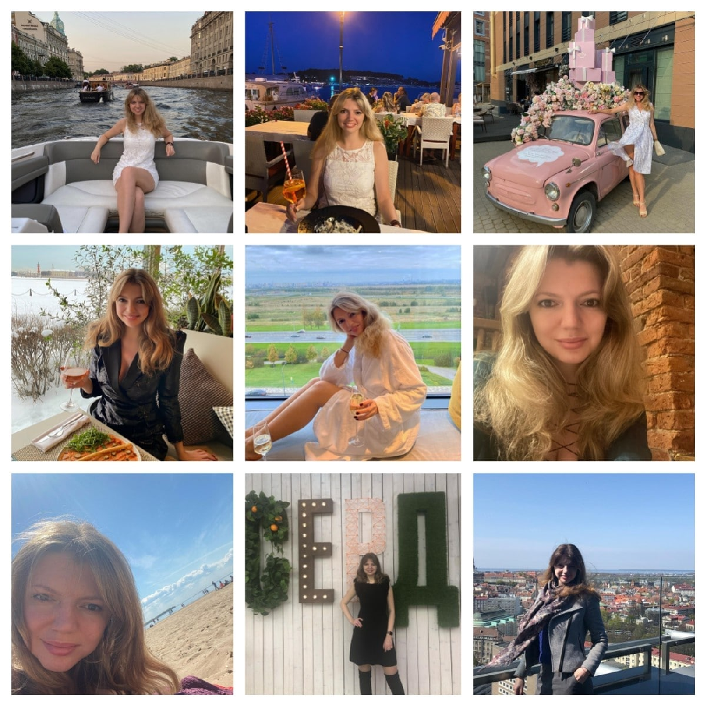 （编号cc191）  #俄罗斯 美女 旅游 日常731照片视频20个《户外照较多》