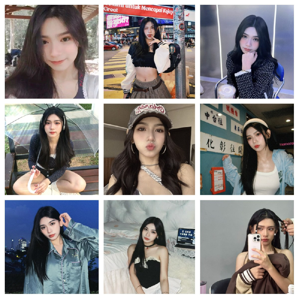 (编号ssk113)  #马来西亚 美女 日常 生活 旅游 舞蹈 自拍 街拍  1291张照片视频173个（带ig)