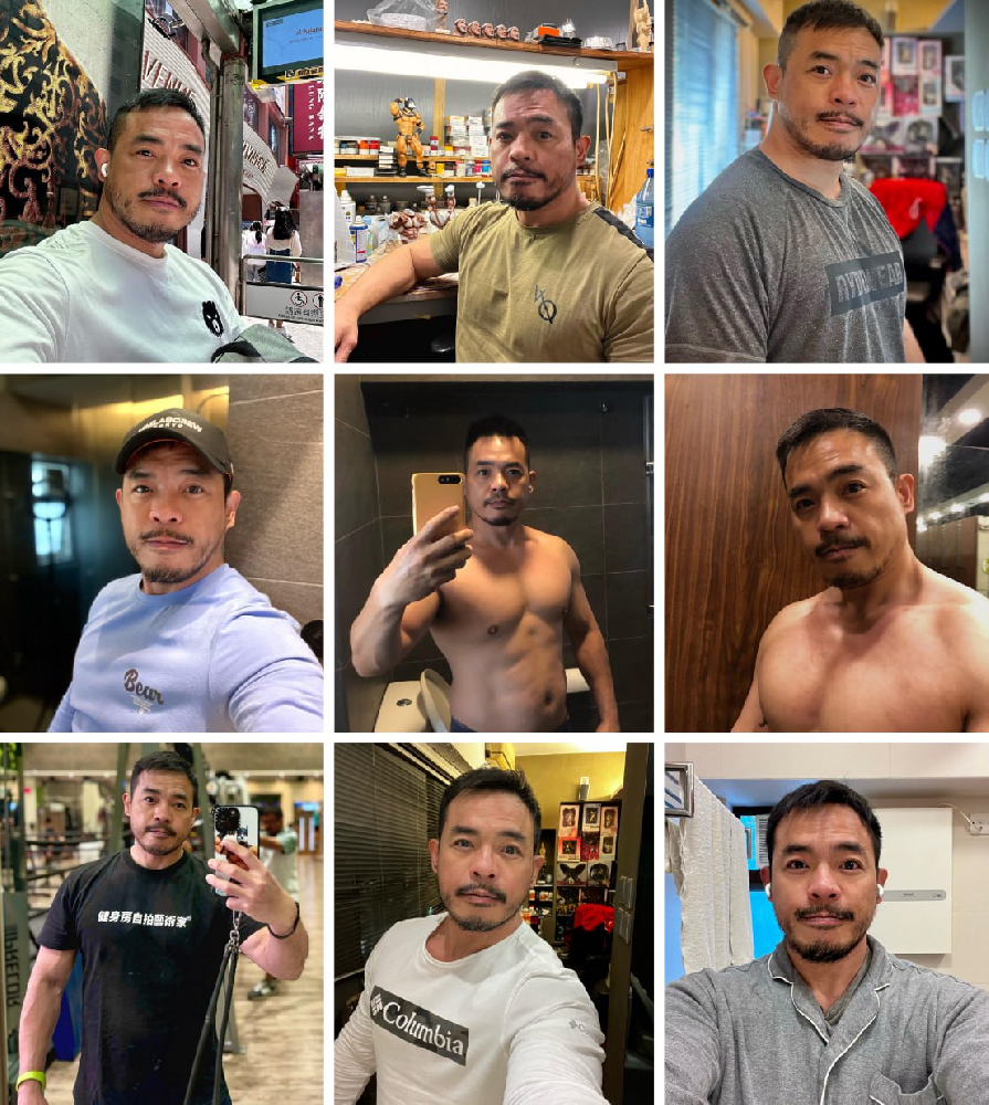 (编号A147)  #台湾 男子 日常 生活 旅游533张照片视频8个，自拍偏少