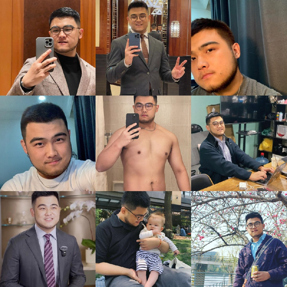 编号ZS122 #国内 胖子 大叔 商务 宝爸 生活场景丰富  生活日常 旅游 风景 照片1274张  视屏46个  (带IG）