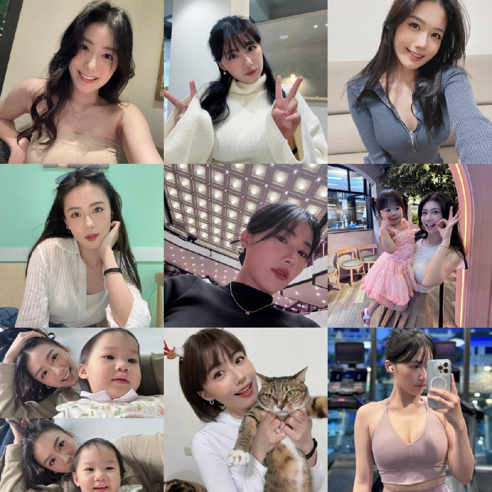 (编号sk386)  #台湾 美女 宝妈 日常 生活 健身1814张照片视频46个（带ig）