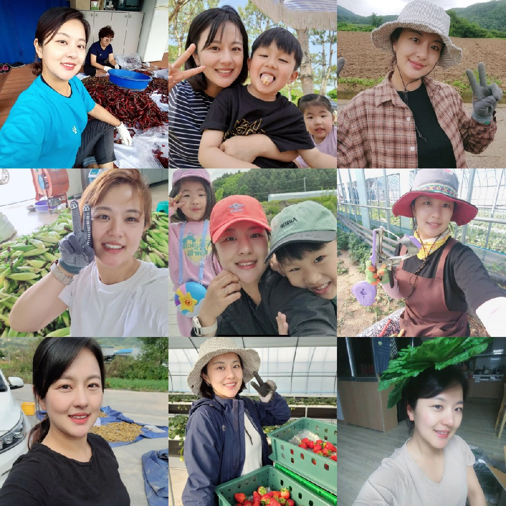 (编号sk384)  #韩国 美女 宝妈 日常 生活 种田 农活1483张照片视频43个（带ig）