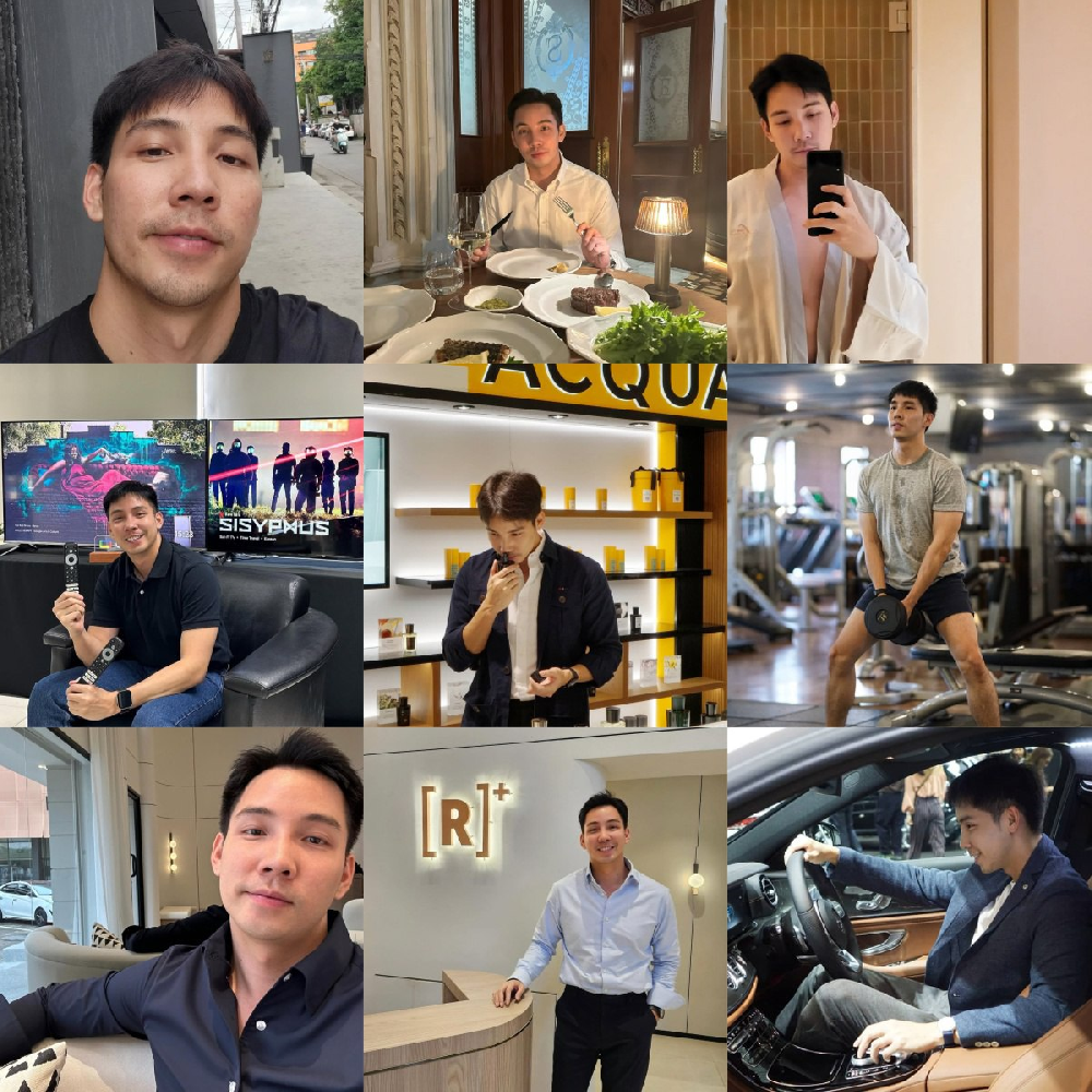 编号ZS129  #泰国  超市购物 健身 肌肉 文艺男 医美 生活场景丰富  生活日常 旅游 风景 照片3011张  视屏111个  (带IG）