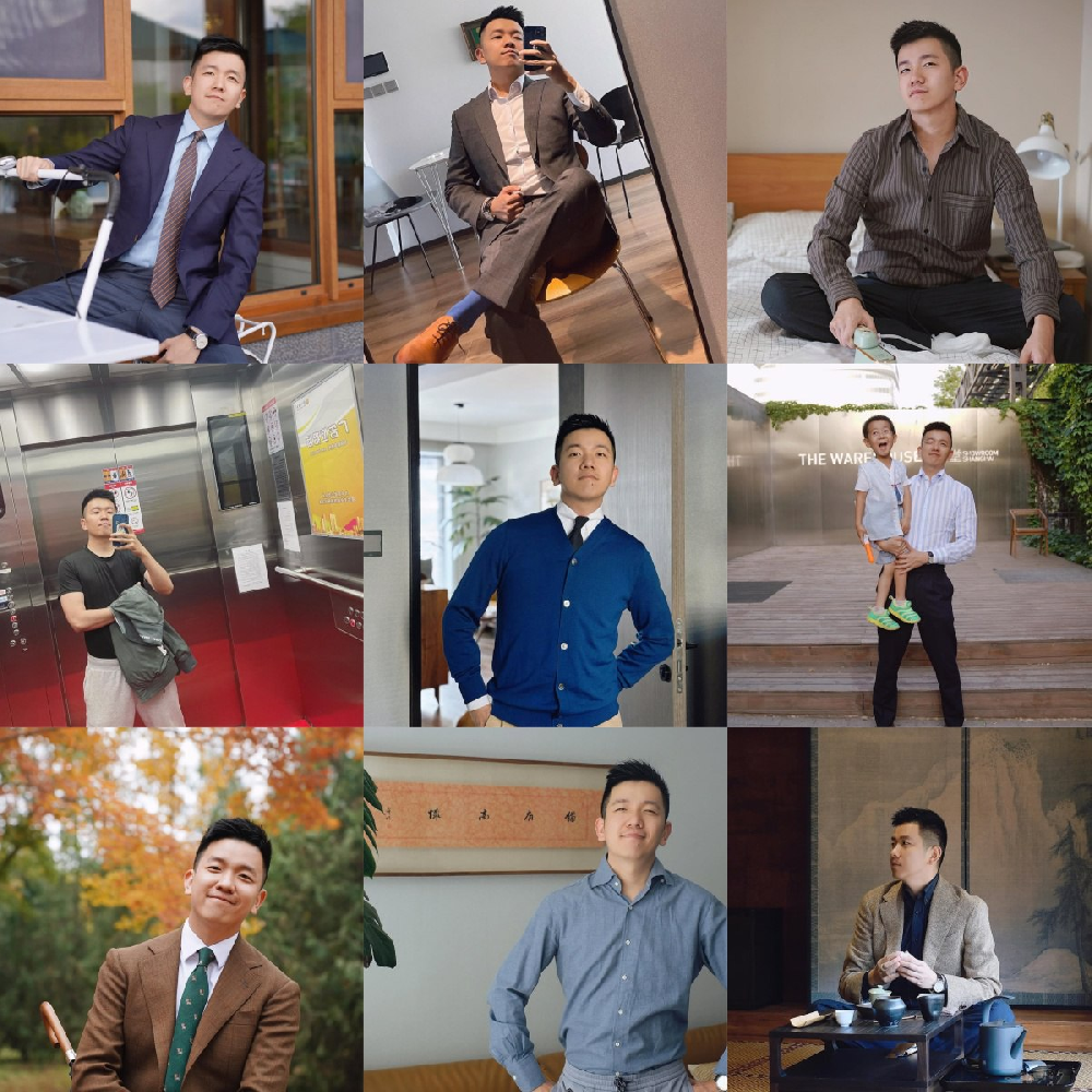 编号ZS137  #国内 职业 服装店老板 正装 商务 宝爸 生活场景丰富  生活日常 旅游 风景 照片1731张  视屏5个  (带IG）