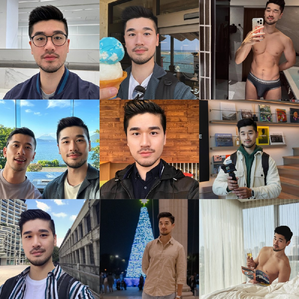 编号ZS139  #台湾 肌肉 健身  自拍多 生活场景丰富  生活日常 旅游 风景 照片2976张  视屏112个  (带IG）