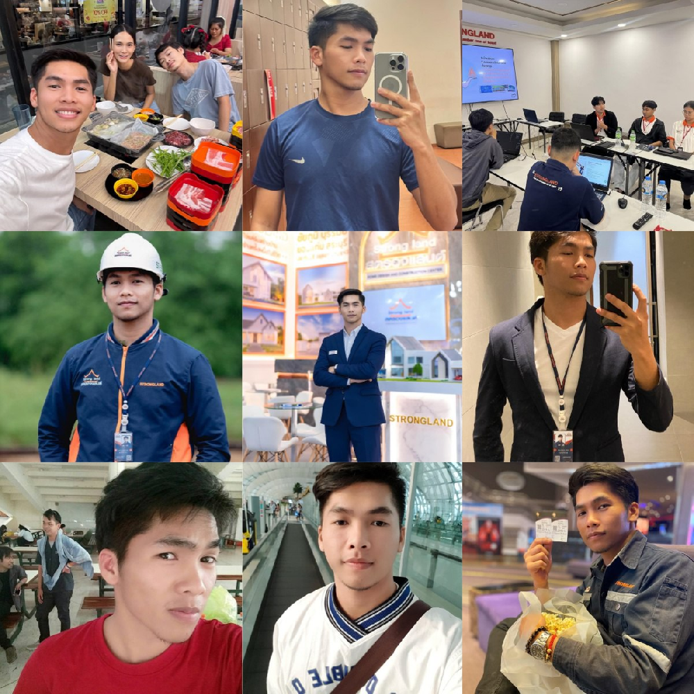 编号ZS143   #泰国 职业 土木工程师 正装 工作照  自拍多 生活场景丰富  生活日常 旅游 风景 照片719张  视屏13个  (带IG）