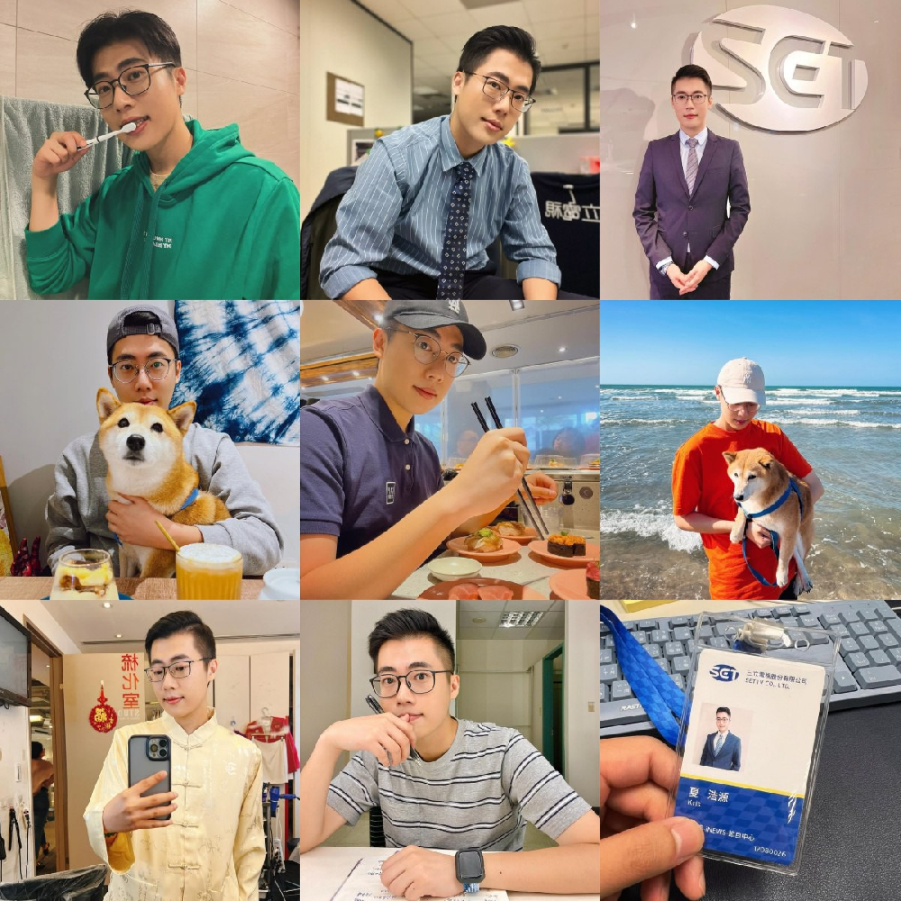 编号ZS148 #台湾 商务  正装  工作照 生活场景丰富  生活日常 旅游 风景 照片273张  视屏8个  (带IG）