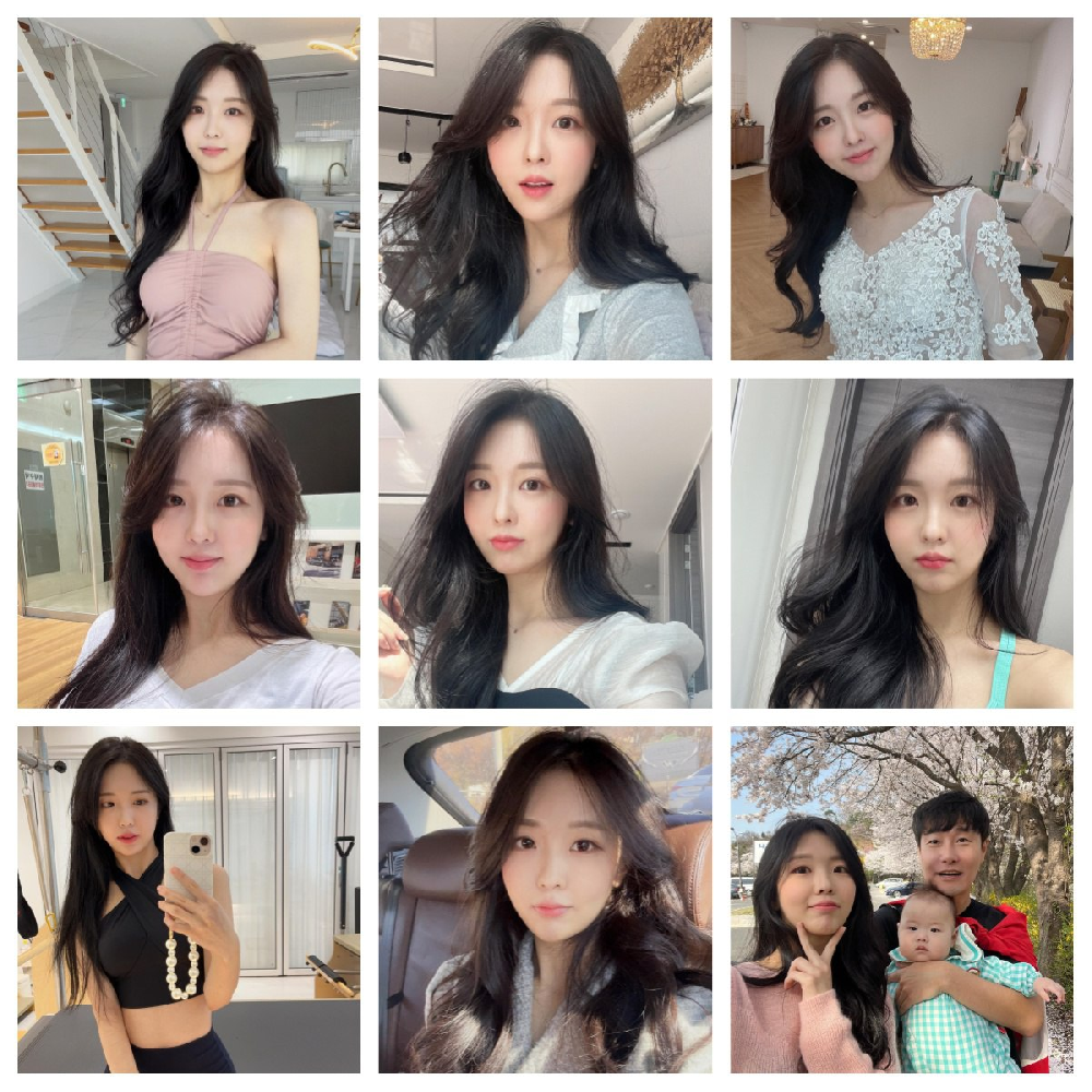 (编号ssk01)  #韩国 宝妈 日常 生活 旅游 瑜伽 一家照 自拍多1895张照片视频238个（带ig)