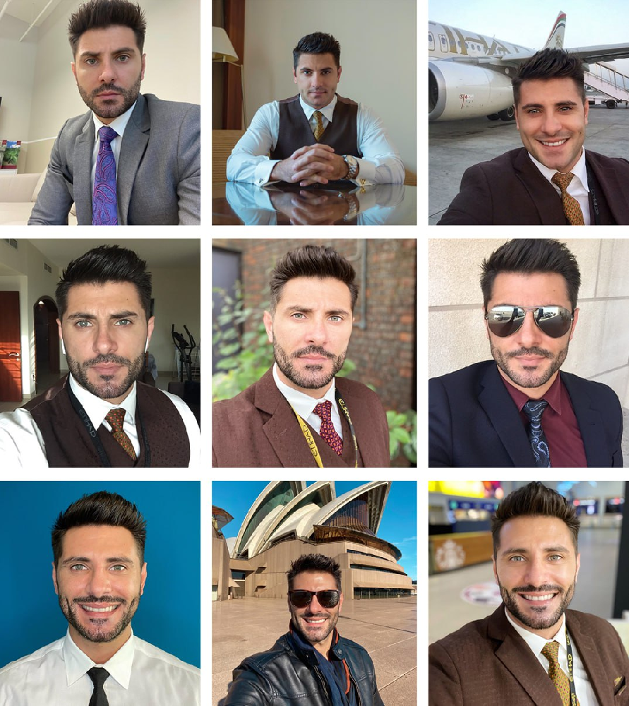 (编号sn43) #证件照  欧美 飞行员 日常生活 旅游自拍多730张照片视频42个   有证件照