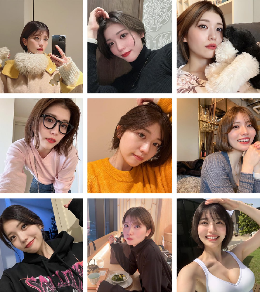 (编号sk116)  #日本 短发美女 日常 生活 旅游783张照片视频30个