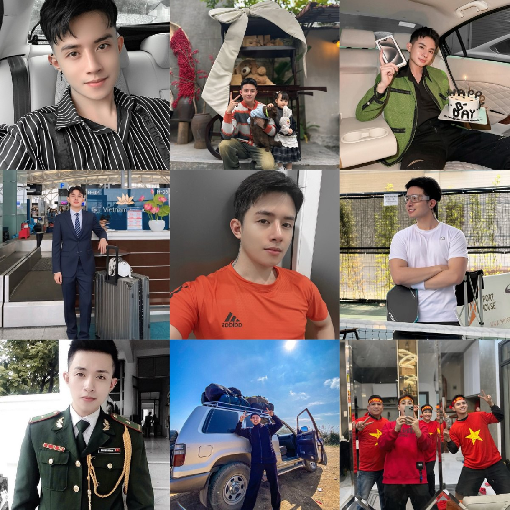 编号ZS174 #军人 #越南 越法 #混血 商务 正装 网球 宝爸 军人 生活场景丰富  生活日常 旅游 风景 照片619张  视屏40个  (带IG）