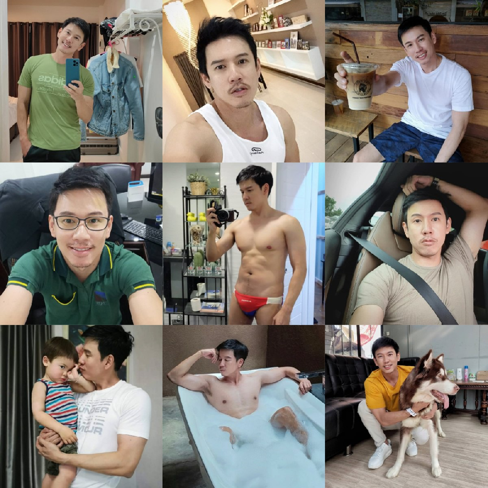 编号ZS188 #泰国 聚会 家人合照 宝爸  肌肉  生活场景丰富 生活日常 旅游 风景  照片2071张  视屏57个  (带IG)