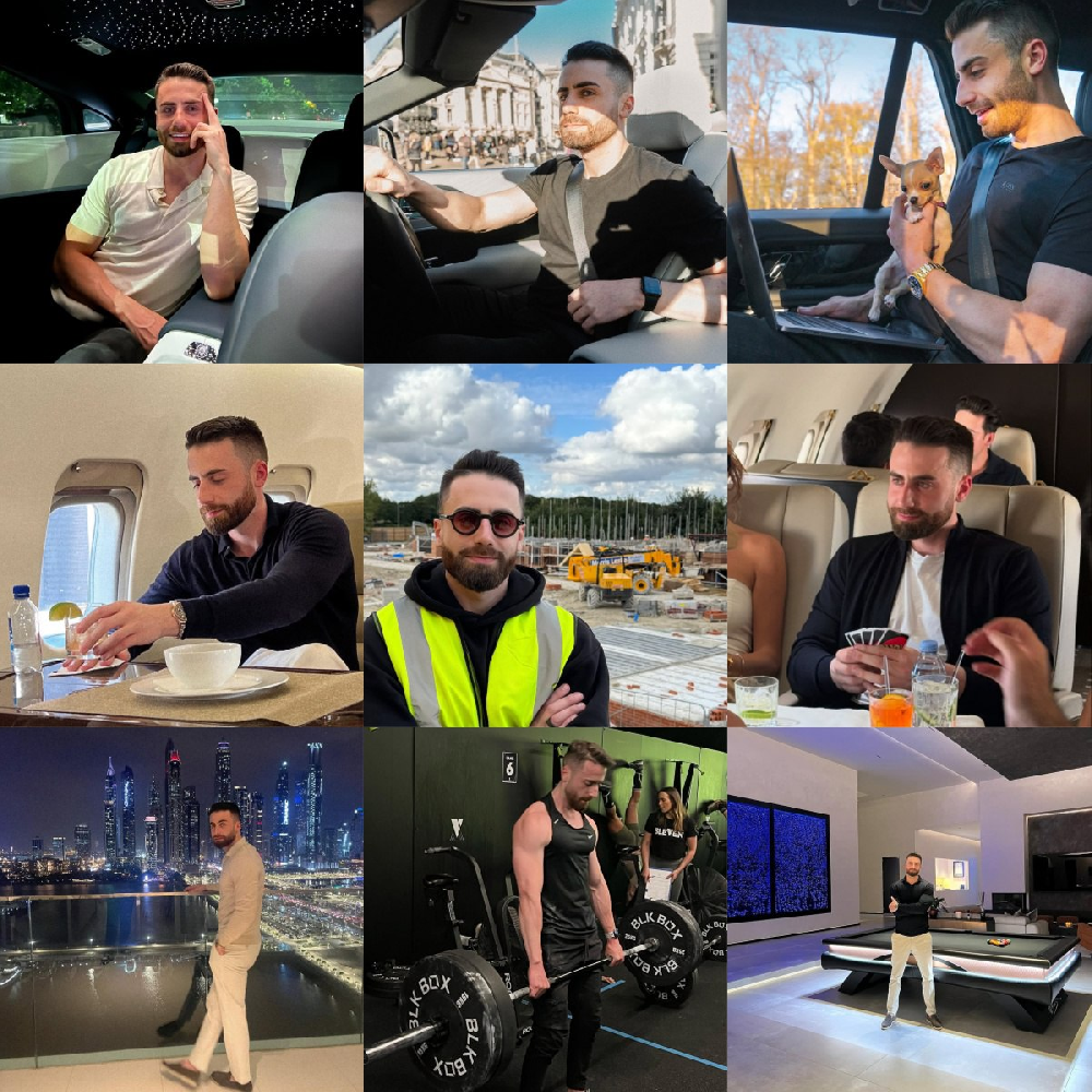 编号ADD16  素材简介：#英国    合适30至45岁人设  职业：工程建设大亨   有现场勘查工作照  各式各样豪车  头等舱  适用于商务成功人士    【图片258张  视频52个】   （带有IG持续更新）