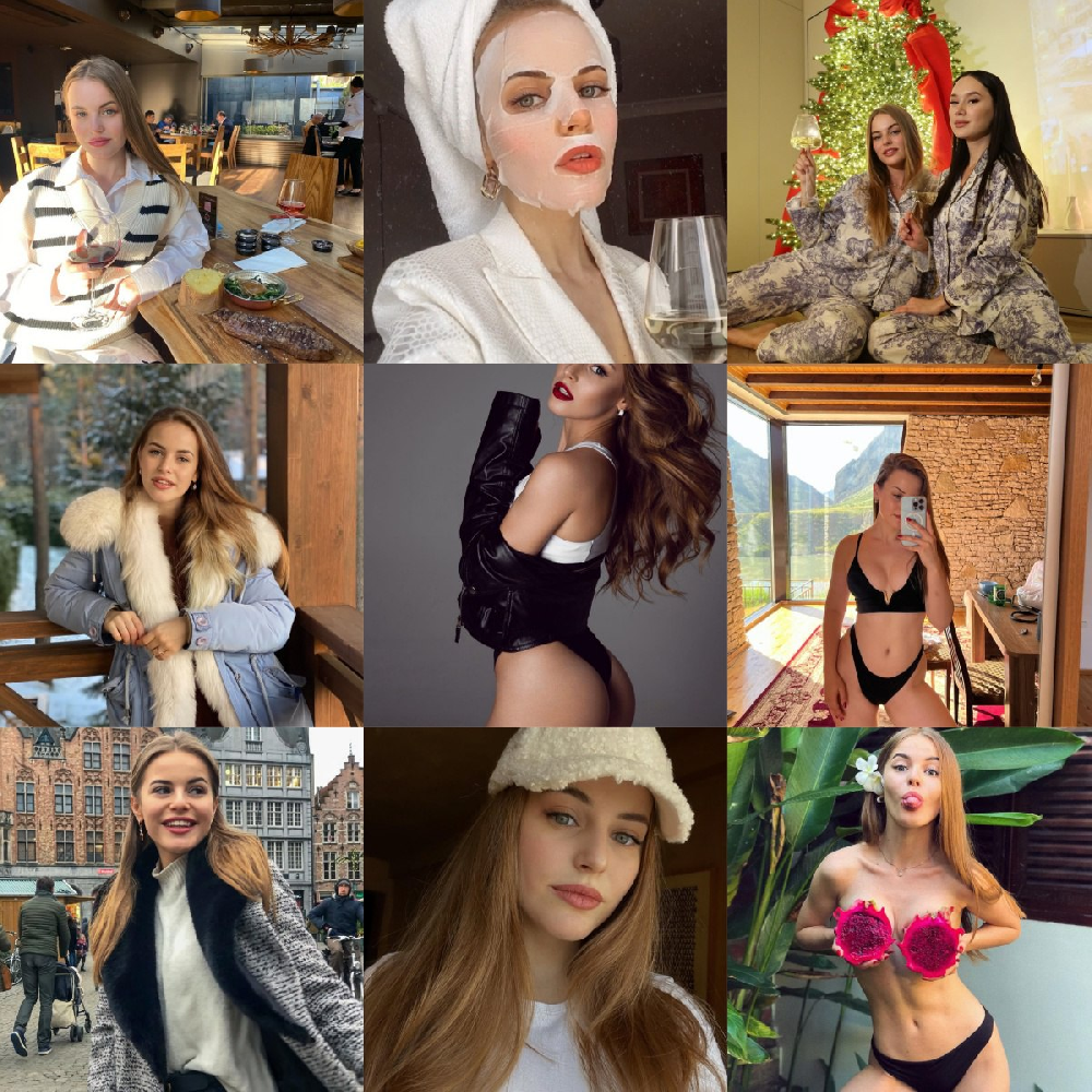 编号AC265  #俄罗斯  海边  骑马 居家 睡衣  绘画   生活场景丰富  旅游 风景 生活日常  照片1383张  视频68个   （带IG）