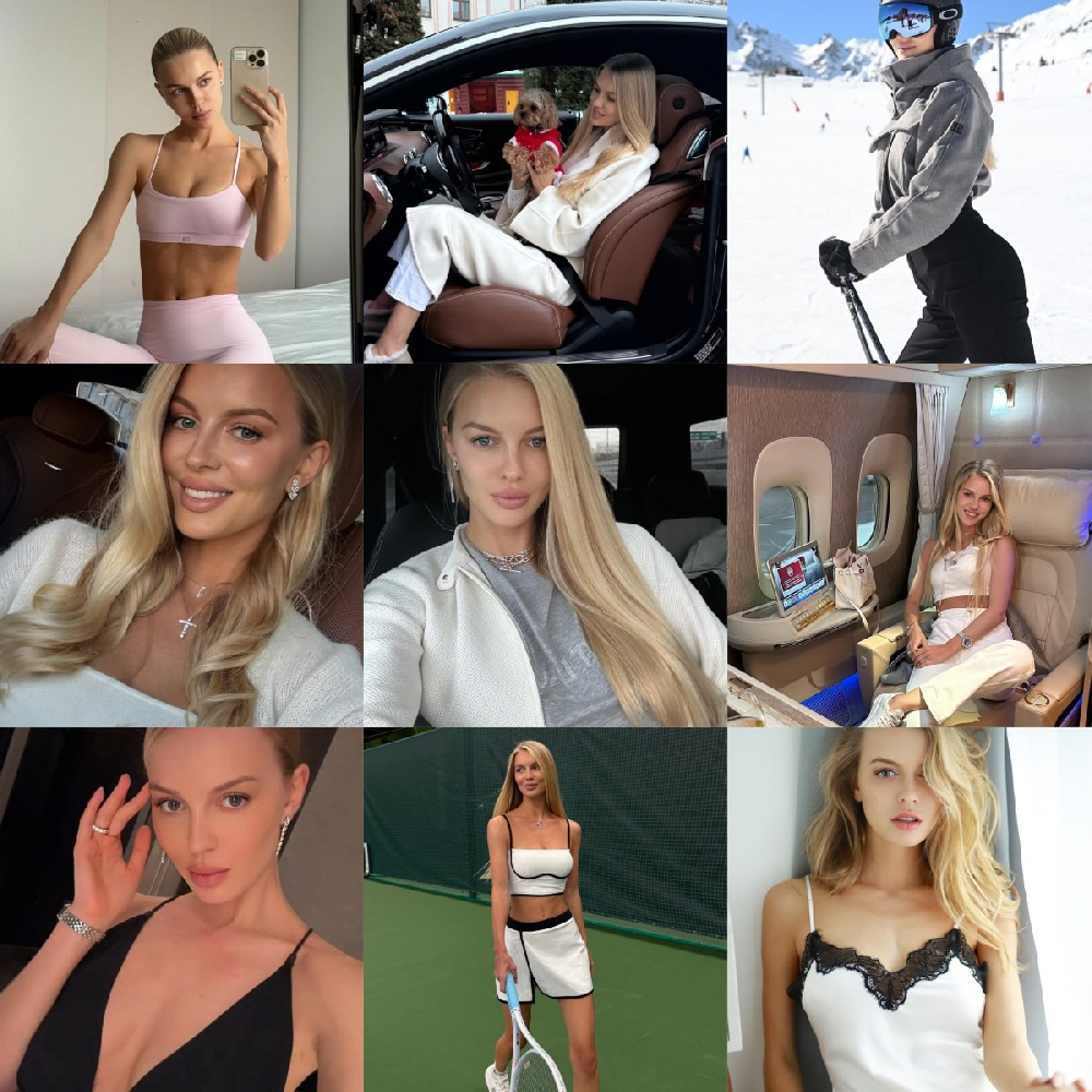 编号AC274  #美国  高质量生活  自拍多 普拉提  网球  滑雪  生活场景丰富  旅游 风景 生活日常  照片1966张  视频245个   （带IG）